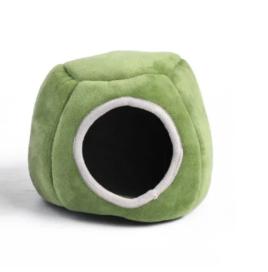 Hamster House Guinea Pig Cage Hamster Cotton House Small Animal Nest Winter Warm Pet Bed For Rodent/Guinea Pig/Rat/Hedgehog CB DROPSHIPPING