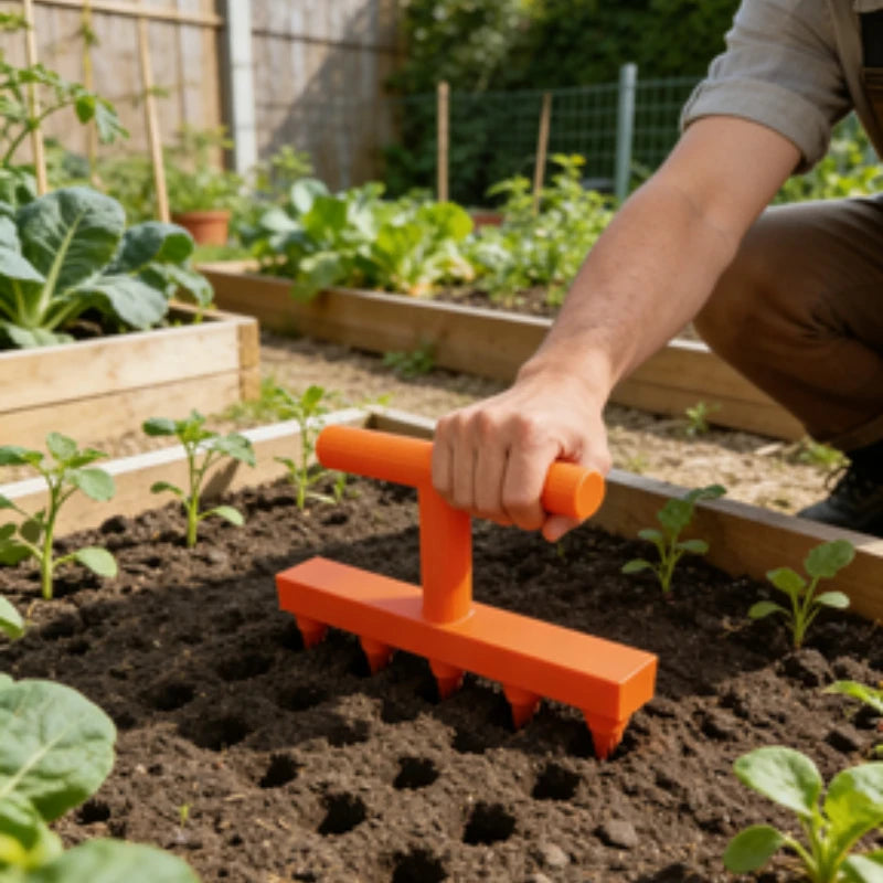 Garden Hole Seeder for Home Vegetable and Flower Seedling Planting, Balcony Garden Seedling Sowing Tool