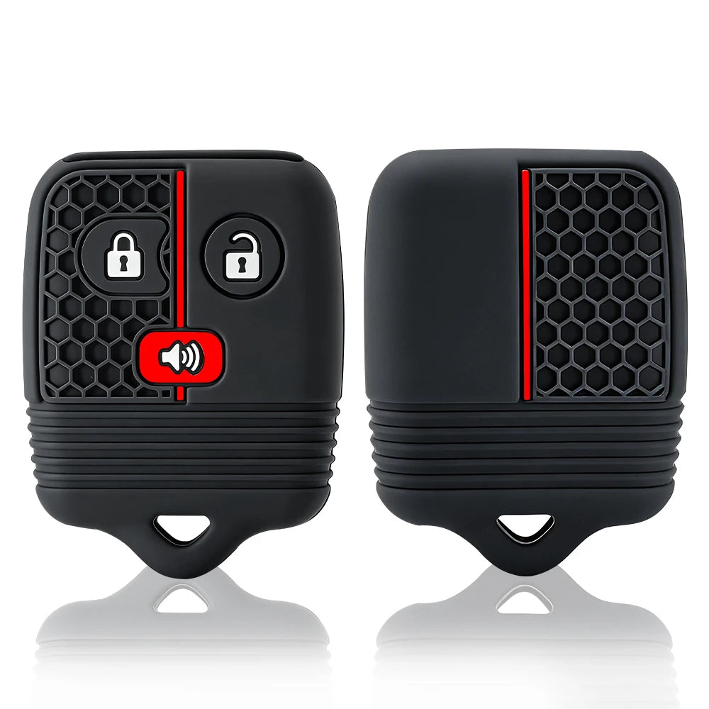 3/4 Buttons Silicone Car Remote Key Shell Case Fob Cover for Ford Focus Complete Escape Mustang Explorer Lincoln Town Sport CB DROPSHIPPING