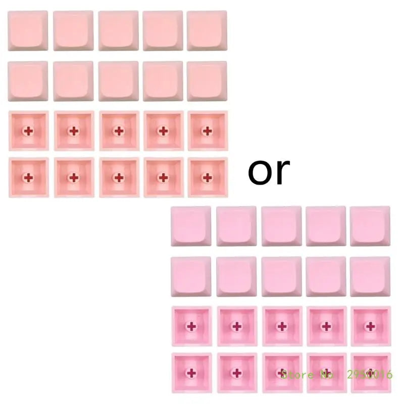 20 Pieces PBT Not Engraving Blank Keycap XDA Height 1U Dyeing Sublimation for Key Caps for Cherry Mx Switches CB DROPSHIPPING