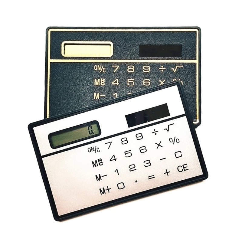 Solar Powered Calculator 8 Digit Mini Calculator Small Basic Standard Calculator CB DROPSHIPPING
