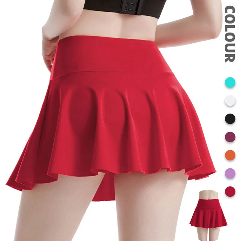 Fitness Tennis Skirts Badminton Golf S-XXL Skirt High Waist Shorts Women Athletic Running Sport Girls Pleated Skorts CB DROPSHIPPING