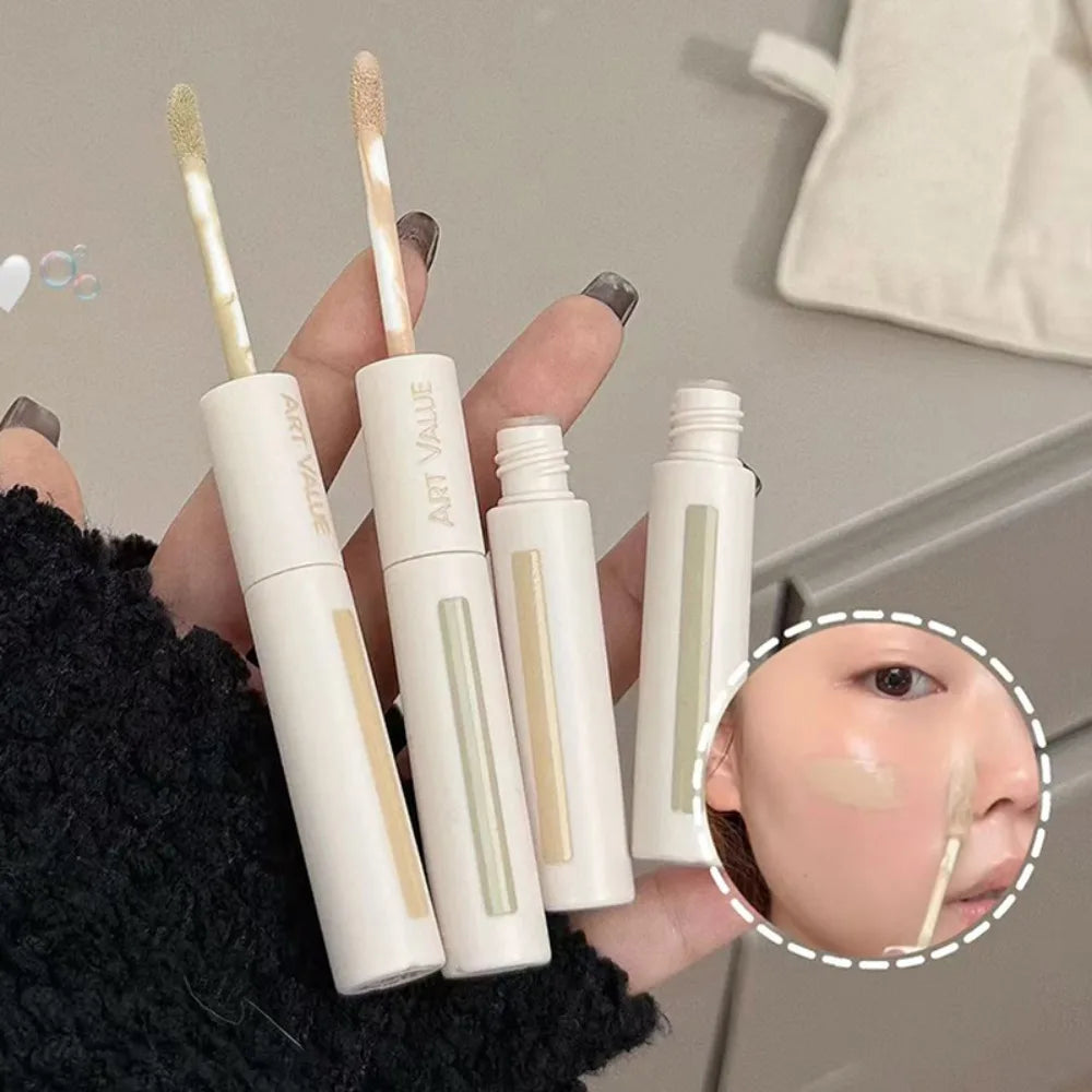 Dual End Concealer Stick Pink Liquid Brightening Contour Pen Correcting Penfor Under Eye & Face Sculpting Full Coverage Makeup CB DROPSHIPPING