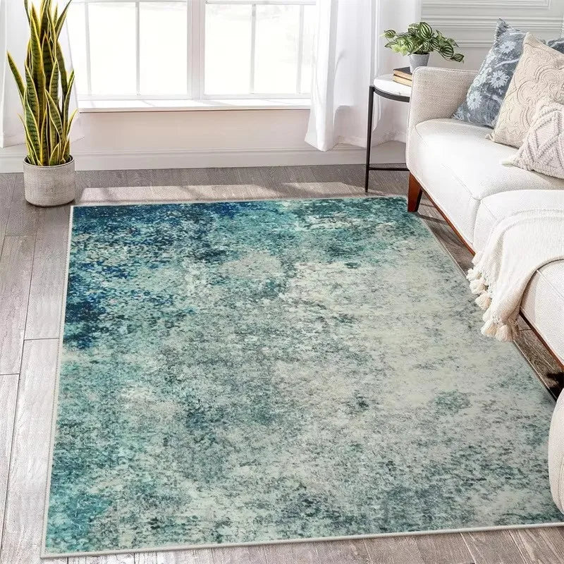 Living Room Large Area Carpet Modern Abstract Living Room Kitchen Bathroom Entryway Washable Rugs Stain-resistant Large Mats