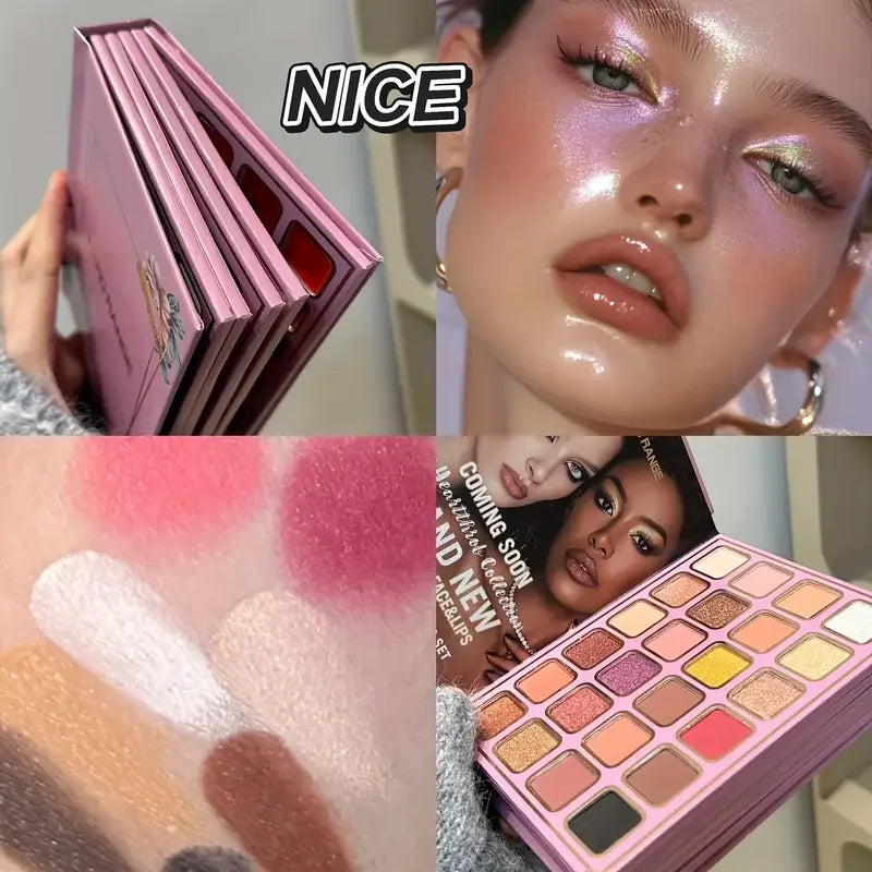 78 Colors Glitter Eyeshadow Palette Matte Waterproof Bookish Eyeshadow Palette Collection Blush All-in-One Multi-Color Makeup CB DROPSHIPPING