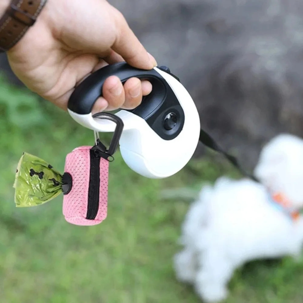 Portable Dog Poop Bag Holder, Leash Attachment Waste Bag Dispenser for Pet Outdoor Walking CB DROPSHIPPING