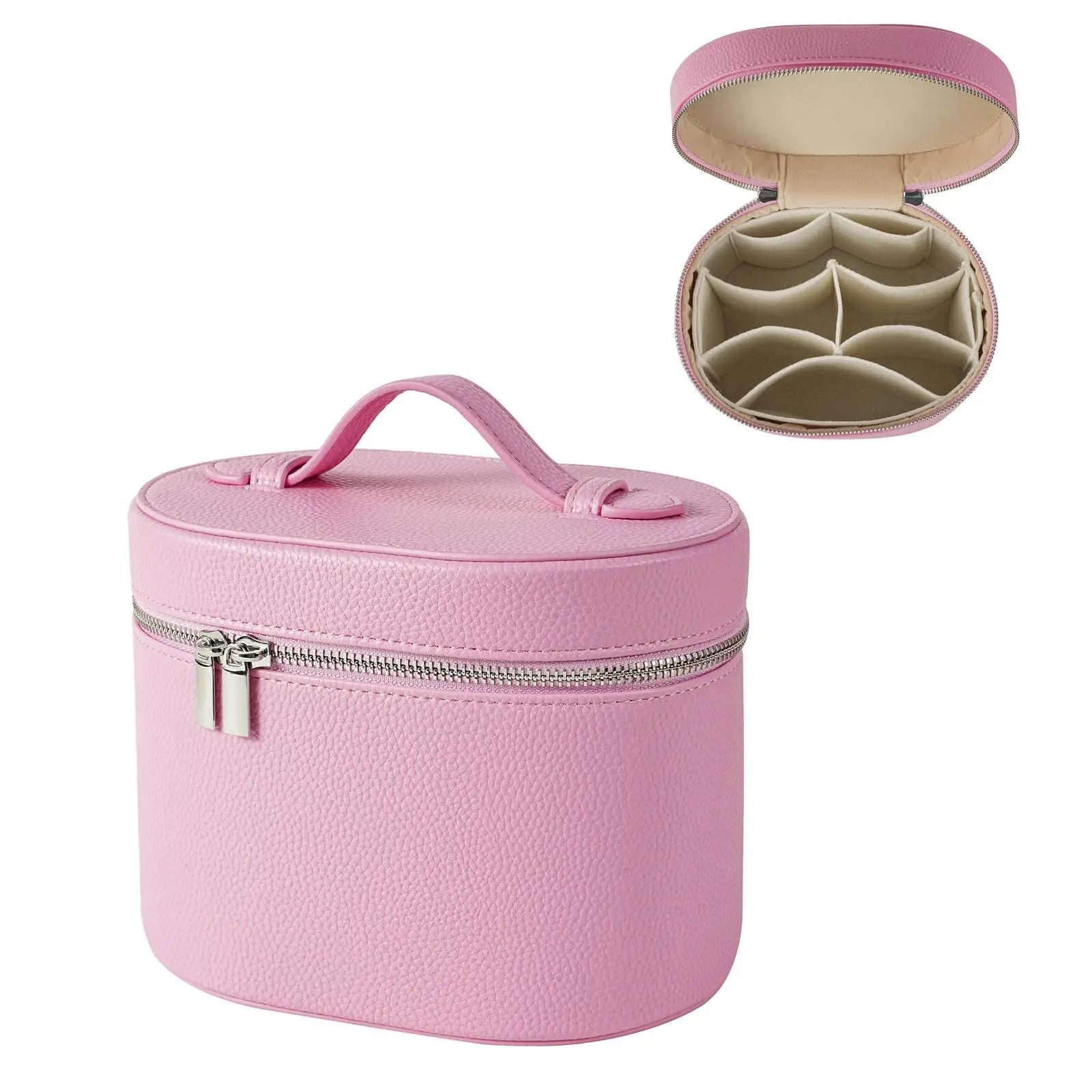Large Capacity PU Leather Makeup Bag Portable Makeup Box For Women Girls Travel Toiletry Cosmetic Organizer CB DROPSHIPPING