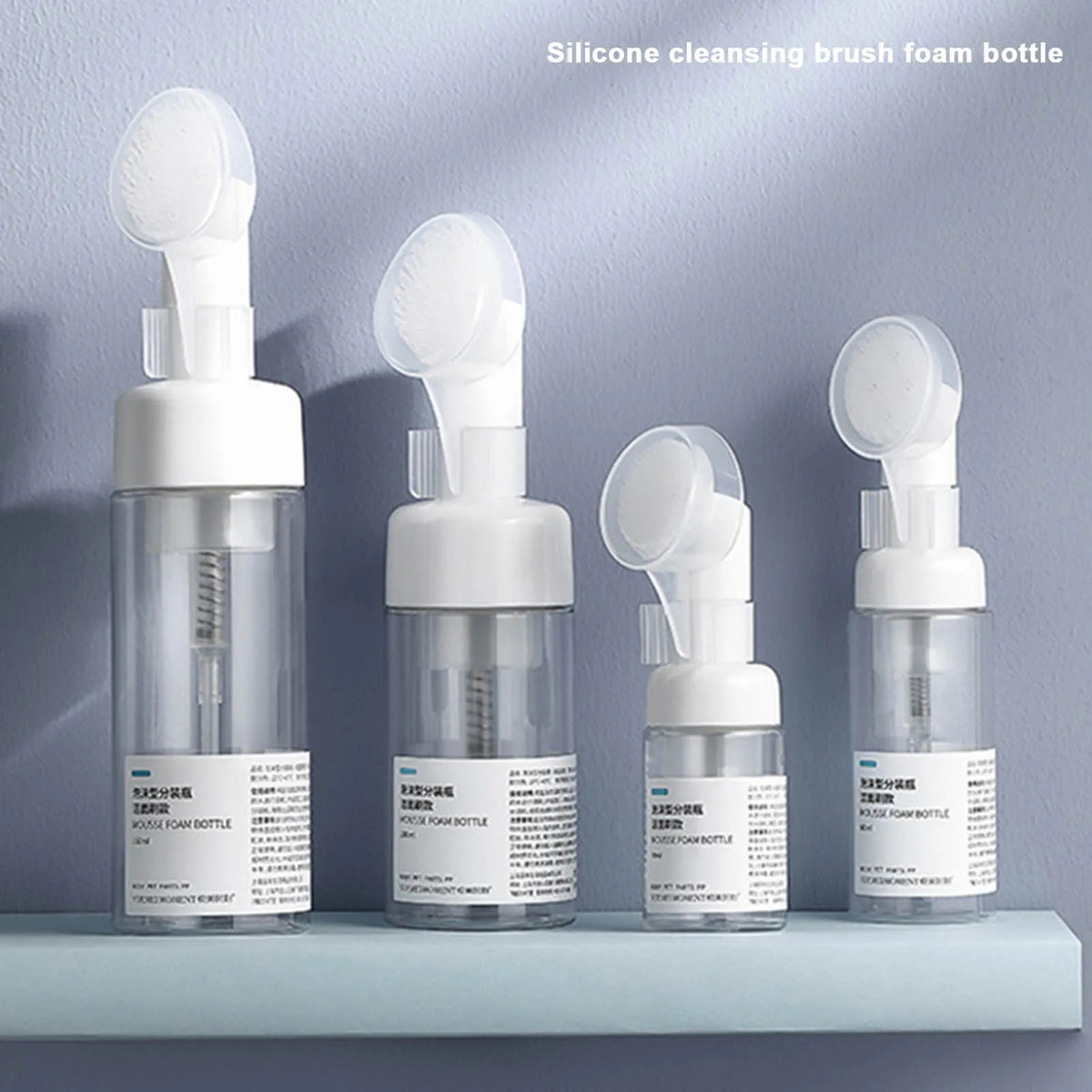 100/150/200ml PET PP Face Cleanser Portable Travel Size Foaming Bottle for Face Wash Foam Shower Gel Facial Cleanser CB DROPSHIPPING