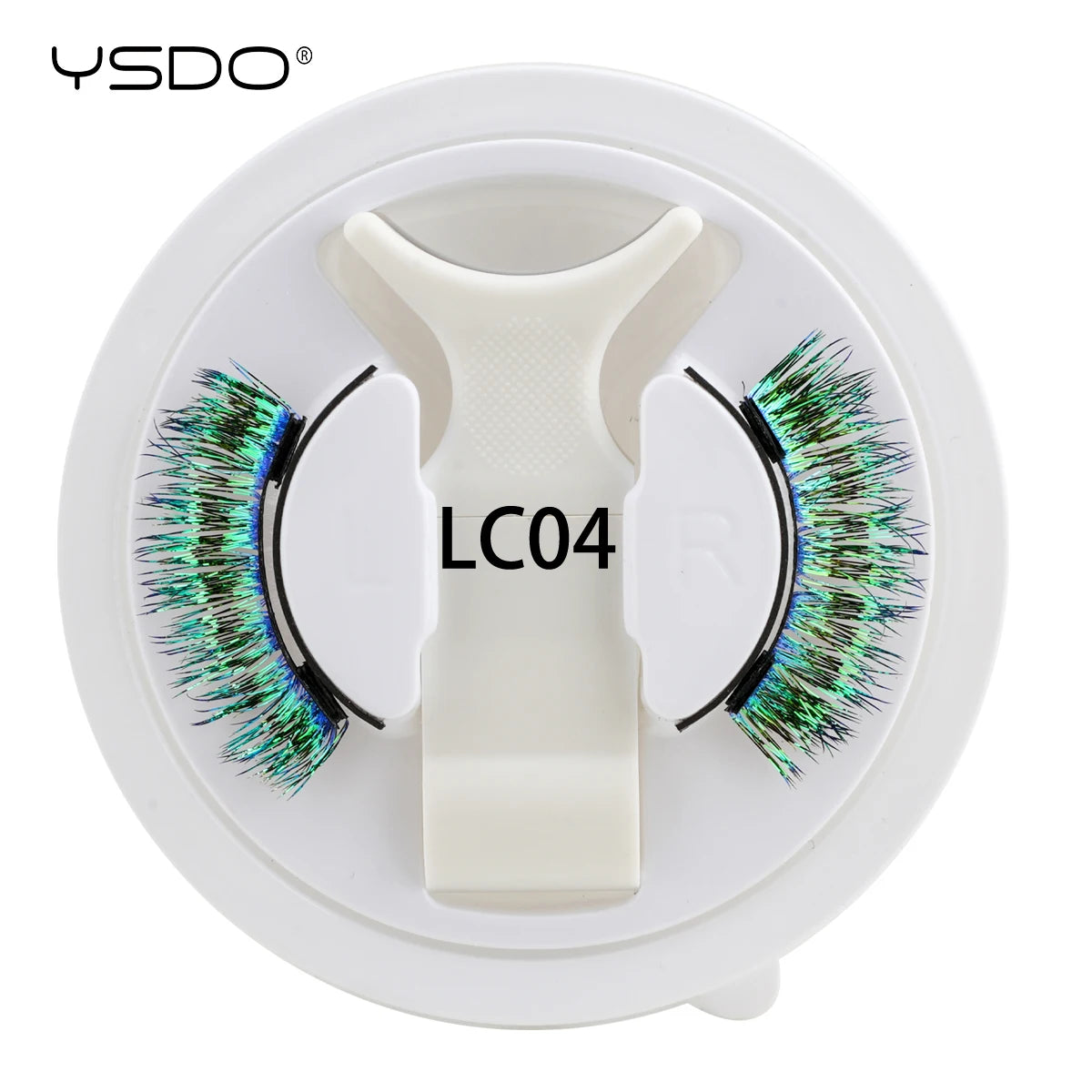 YSDO Colored Magnetic Eyelashes Natural Faux 3D Mink Lashes Reusable Makeup Party Cosplay Shiny Colorful Magnet False Lashes CB DROPSHIPPING