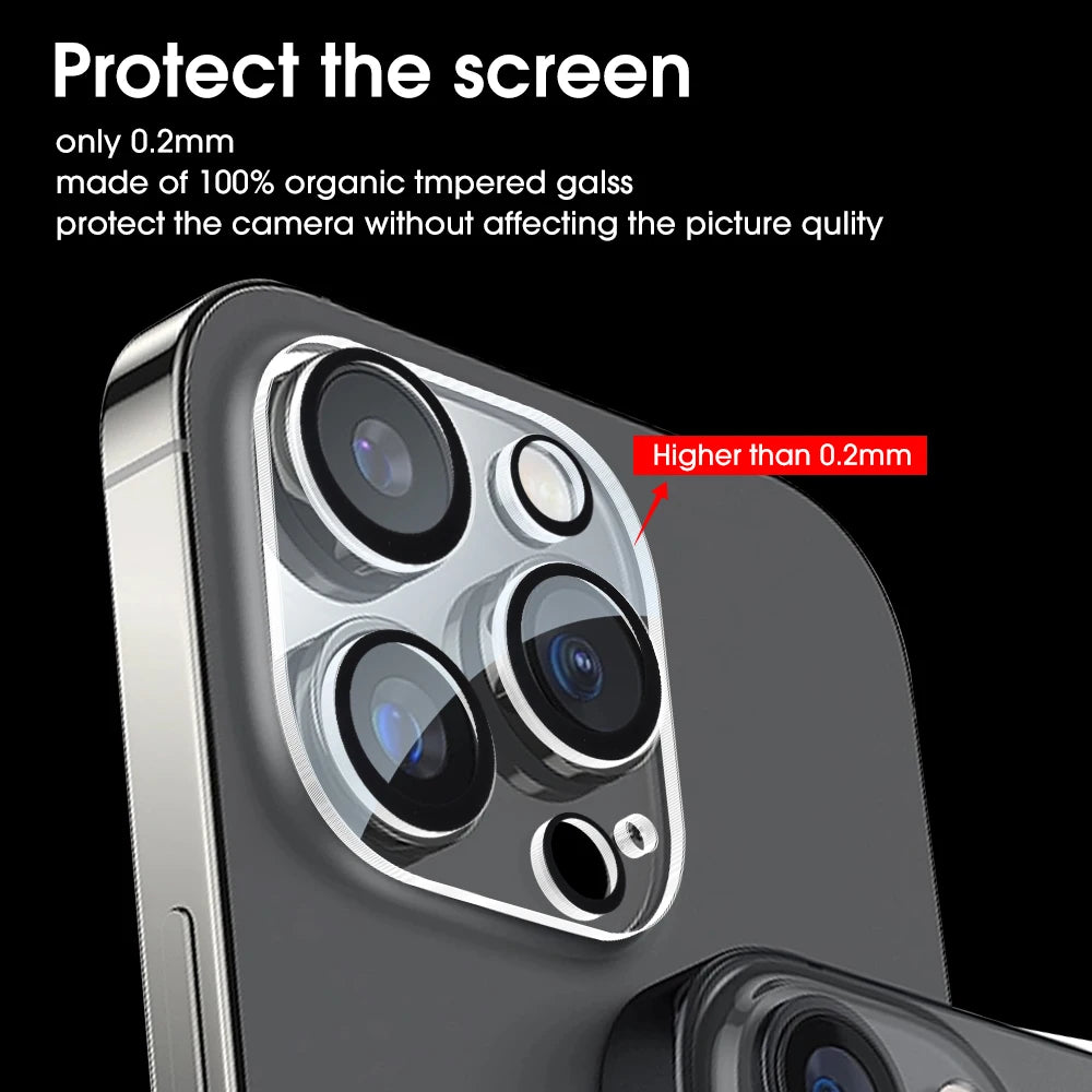 1-5pcs Camera Lens Protector Glass For iPhone 16 15 14 13 Pro Max Plus Mini HD Tempered Glass Full Lens Protector Camera Film CB DROPSHIPPING