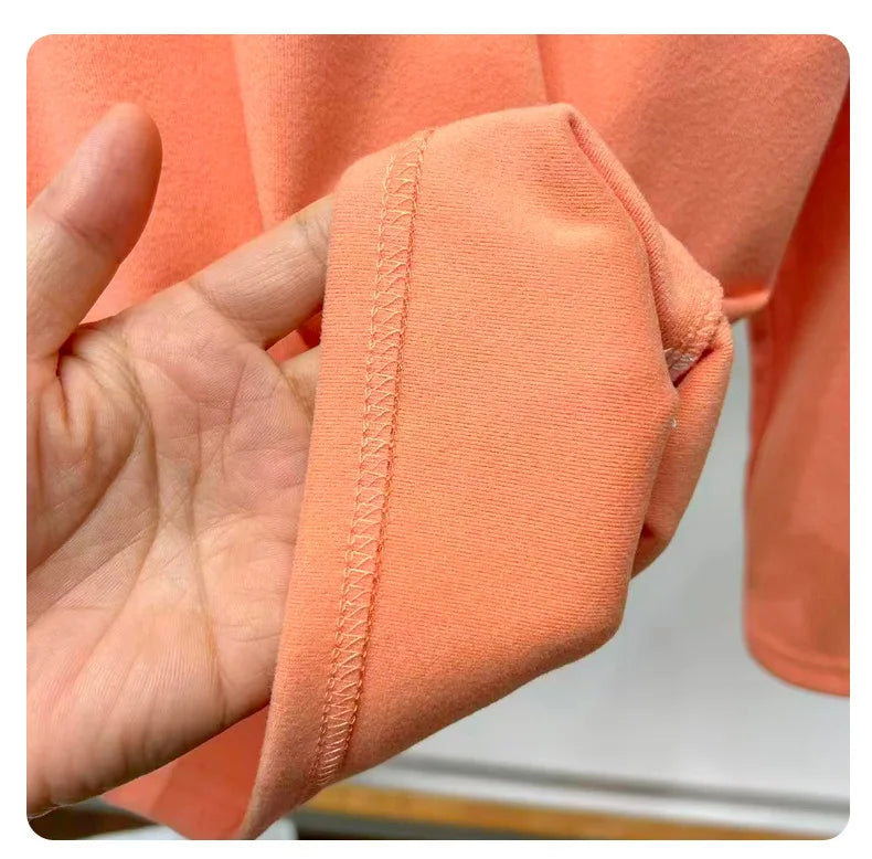 Winter Baby Warm Top Boys Girls Velvet Inner Solid Color Bottom Children's Half High Collar Long Sleeve T-shirt Kids Clothes CB DROPSHIPPING