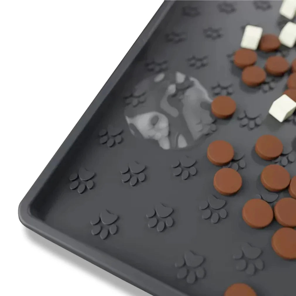 Pet Placemat Cat Dog Drinking Feeding Placemat Feeder Mats Cat Feed Mat Dog Food bowl Mat Silicone Waterproof Pet Bowl Pad 2025 CB DROPSHIPPING