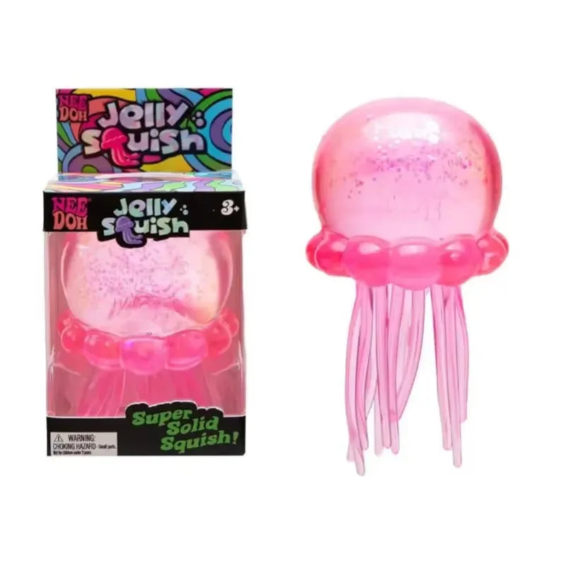 Explosions Crystal Jellyfish Squeeze TPR Soft Rubber Squeeze Slow Rebound Decompression Toy Children Decompression Artifact CB DROPSHIPPING