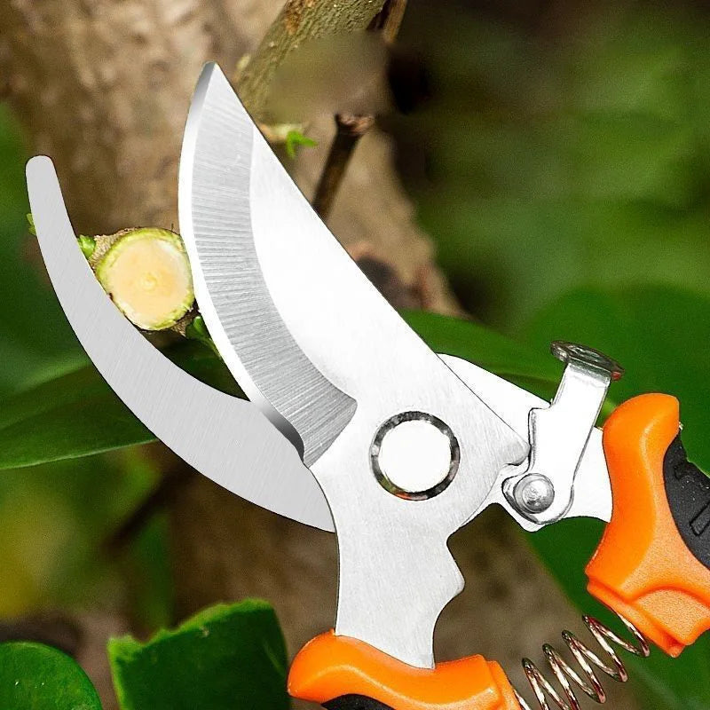 Gardening Shears Ergonomic Handle with Sharp Blades Durable Garden Pruning Shears For Harvesting Flower Fruit Labor Saving Tool