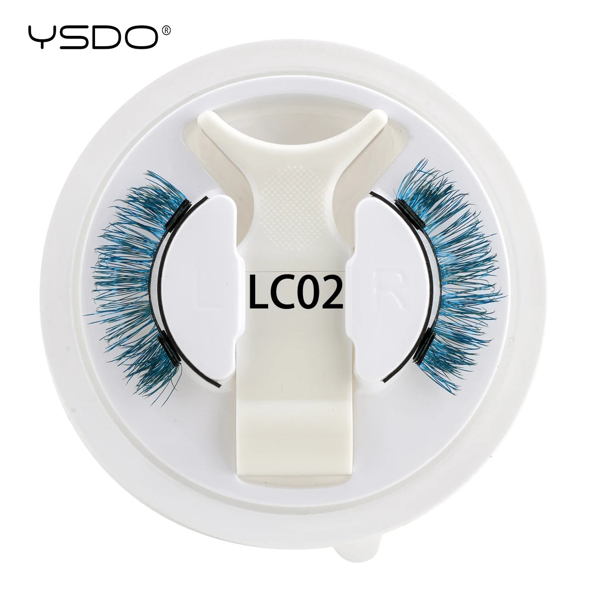 YSDO Colored Magnetic Eyelashes Natural Faux 3D Mink Lashes Reusable Makeup Party Cosplay Shiny Colorful Magnet False Lashes CB DROPSHIPPING