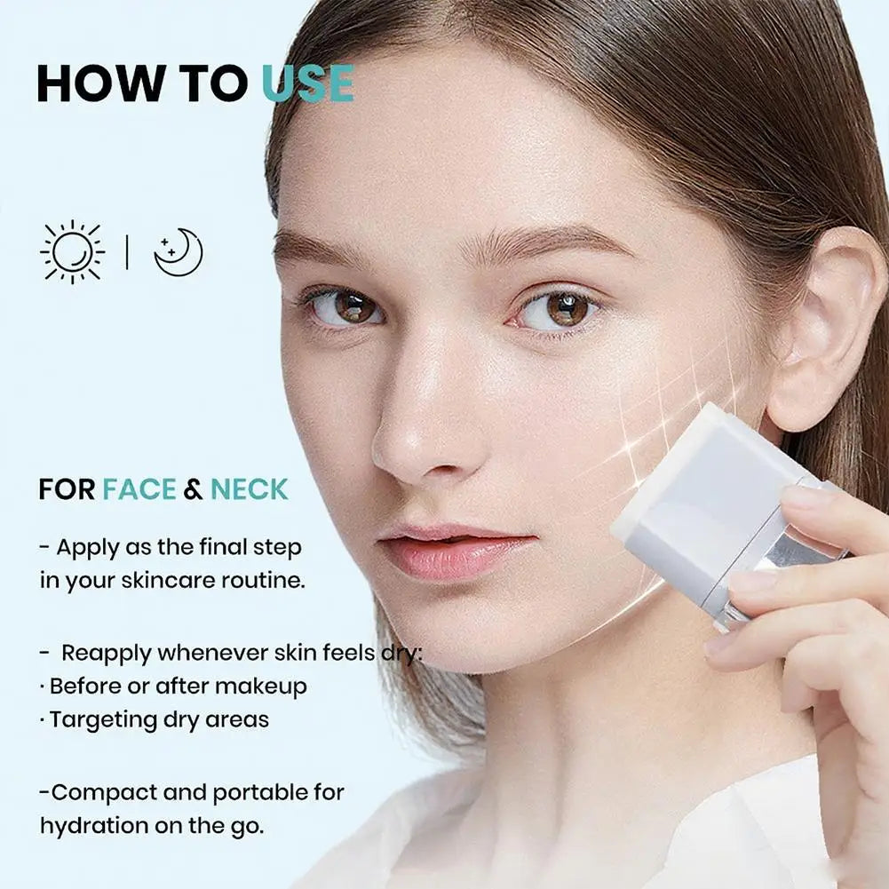 Korean Portable Skincare Stick Glow & Elasticity Care Cosmetics PDRN Essence Stick Balm Collagen & Ceramide Peptide Repair Cream