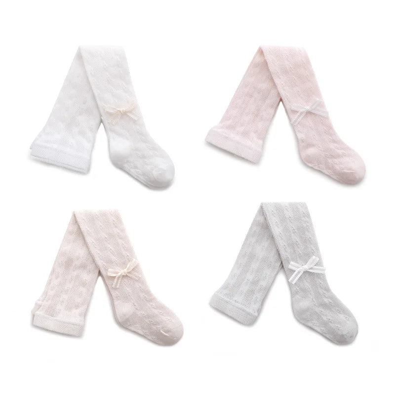0-8Y Infant Boys Girls Summer Mesh Thin Pantyhose Soft Cotton Toddler Baby Tights Newborn Kids Breathable transparent Stockings CB DROPSHIPPING