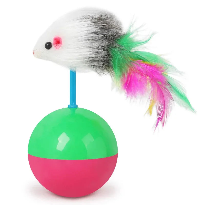 New cat toys set Mouse not tumbler fun teasing cats and dogs self high toys pet supplies set of toys teasing cat toys CB DROPSHIPPING