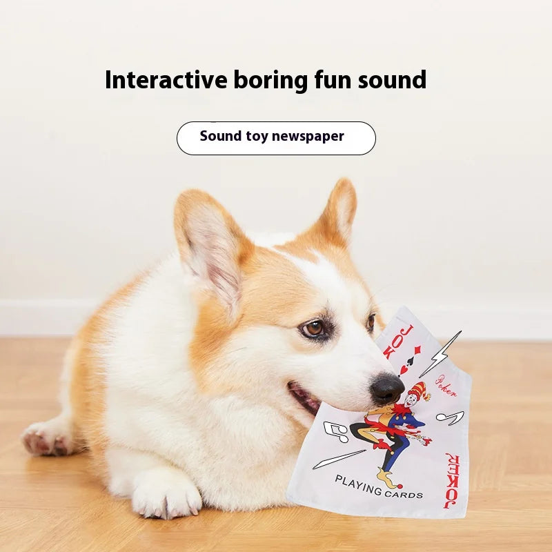 Pet noise paper toys dog toys pet noise plush toys newspapers  bite resistant and Pleasure and Boredom Relief Artifact CB DROPSHIPPING