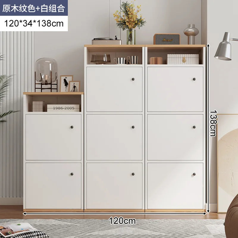 Living Room Storage Cabinet Chest of Drawers Bedroom Wooden Locker, Small Standing Cabinet, Household Bedside Locker, Drawers