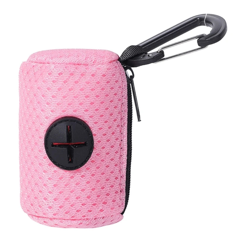Portable Dog Poop Bag Holder, Leash Attachment Waste Bag Dispenser for Pet Outdoor Walking CB DROPSHIPPING