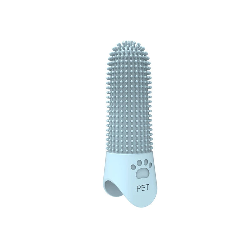 Soft Silicone Dog Toothbrush 360° Finger Toothbrush for Dogs Cats Durable Pet Finger Brush Tooth Cleaning Tool for All Breeds CB DROPSHIPPING