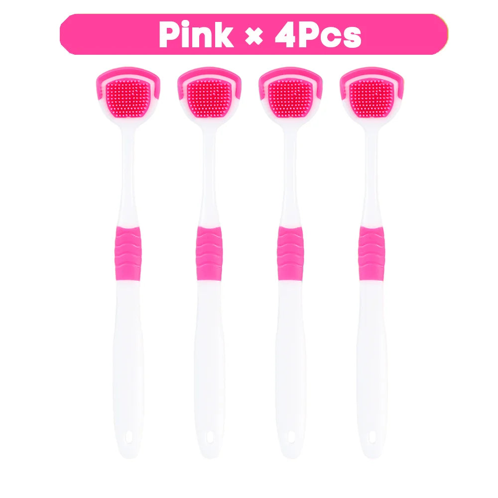 1Pc/4Pcs/8Pcs Silicone Tongue Scraper For Oral Hygiene,Tongue Cleaner Scraper For Oral Care,Tongue Brush Food Debris Clea CB DROPSHIPPING