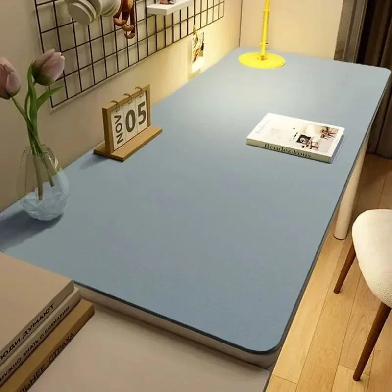 Leather Table cloth for Home Easy Clean Table Protector Waterproof Tea Coaster Large Desk Mat Anti-Slip Gamer Keyboard Mouse Mat CB DROPSHIPPING