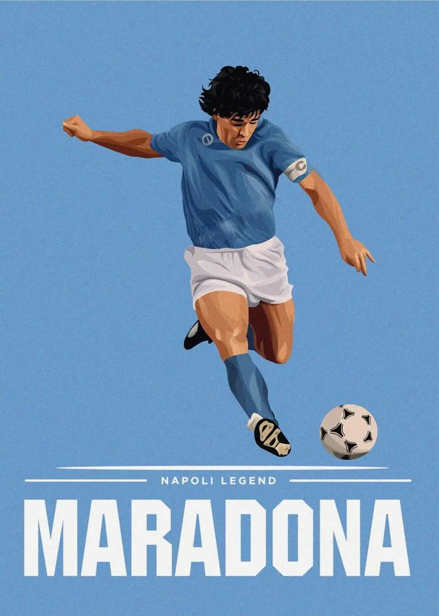 Sport Soccer Football Player Star Wall Art Poster World Famous Idol Home Decor Canvas Painting Mural Collection Print Pictures CB DROPSHIPPING