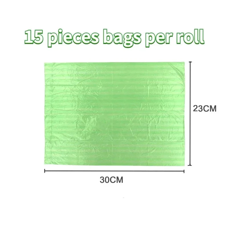 10/40Roll Dog Poop Bag Outdoor Cleaning Poop Bag Outdoor Clean Pets Supplies for Dog 15Bags/Roll Refill Garbage Bag Pet Supplies CB DROPSHIPPING