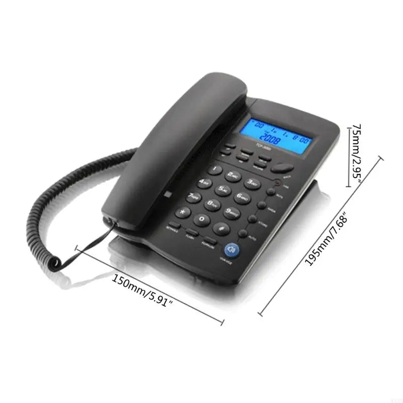 Corded Landline Telephone Desk House Phones with Large Buttons Phone TCF3000 CB DROPSHIPPING