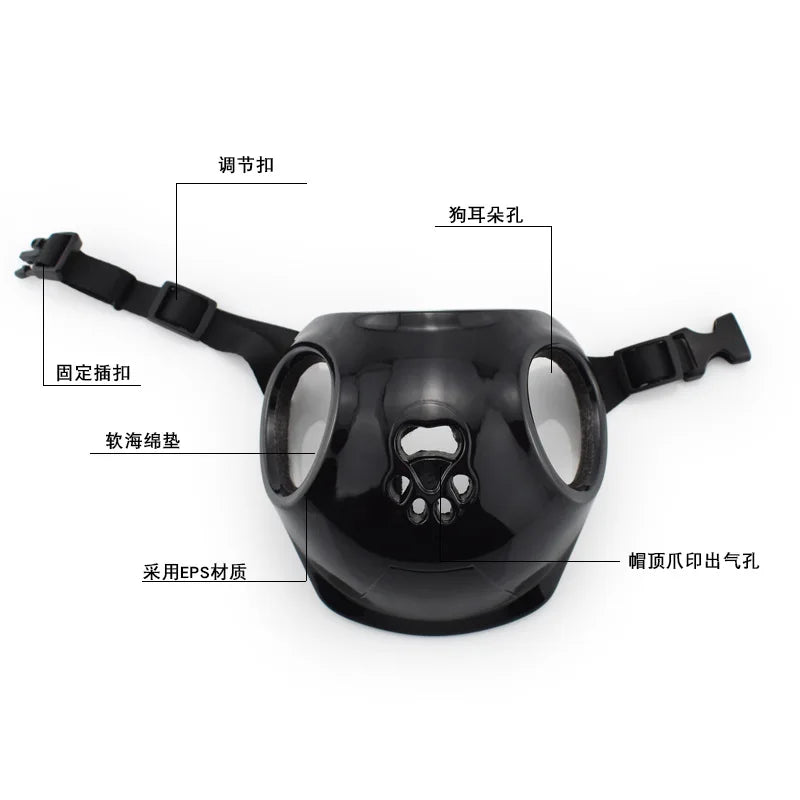 Pet Helmets,Cat Helmet,Dog Helmet-Outdoor Mini Head Protecting Safe Hat Dog Motorcycle Helmet Pet Photo Props Accessorie CB DROPSHIPPING