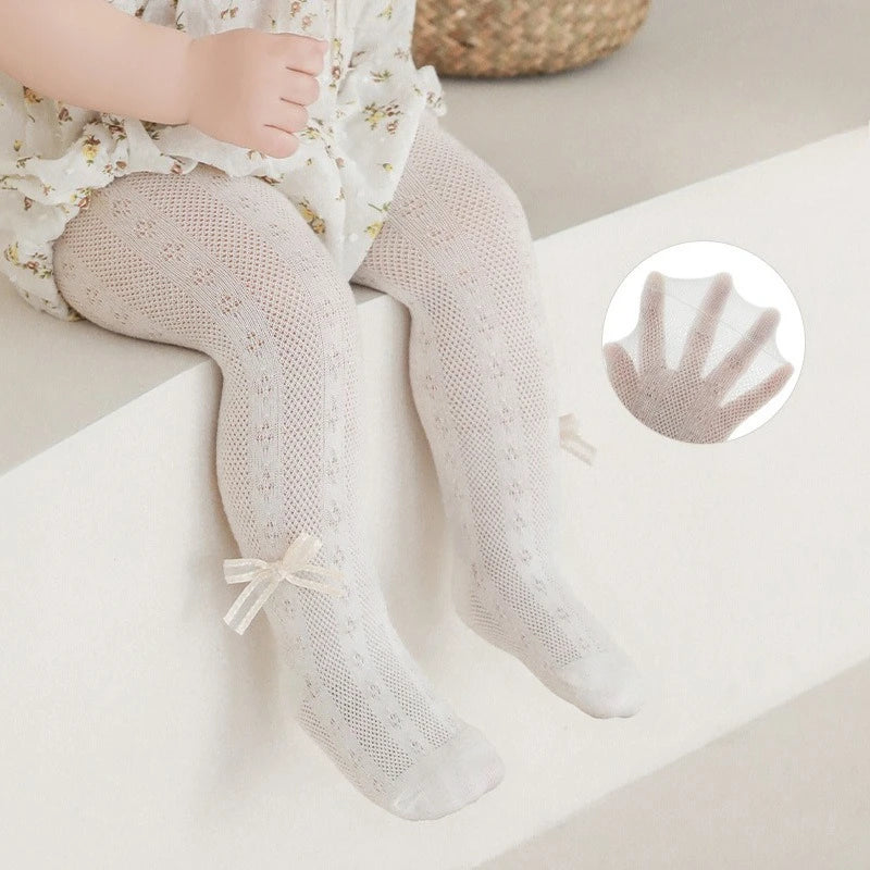0-8Y Infant Boys Girls Summer Mesh Thin Pantyhose Soft Cotton Toddler Baby Tights Newborn Kids Breathable transparent Stockings CB DROPSHIPPING