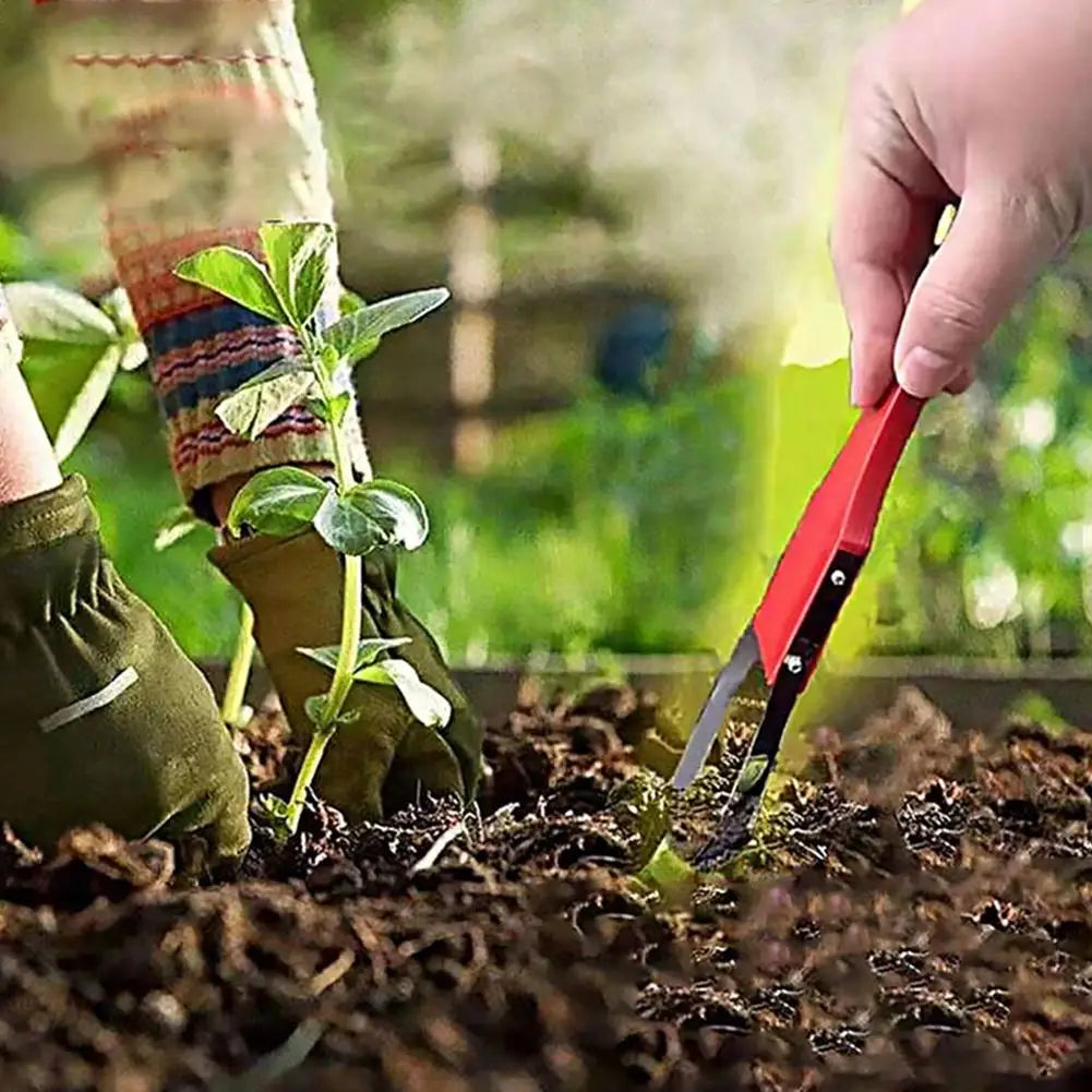 Garden Bandit Hand Loop Weeder Manual Weeding Tool Gardening Transplant Weeder Deep-Rooted Weeding Tools Gardening Supplies