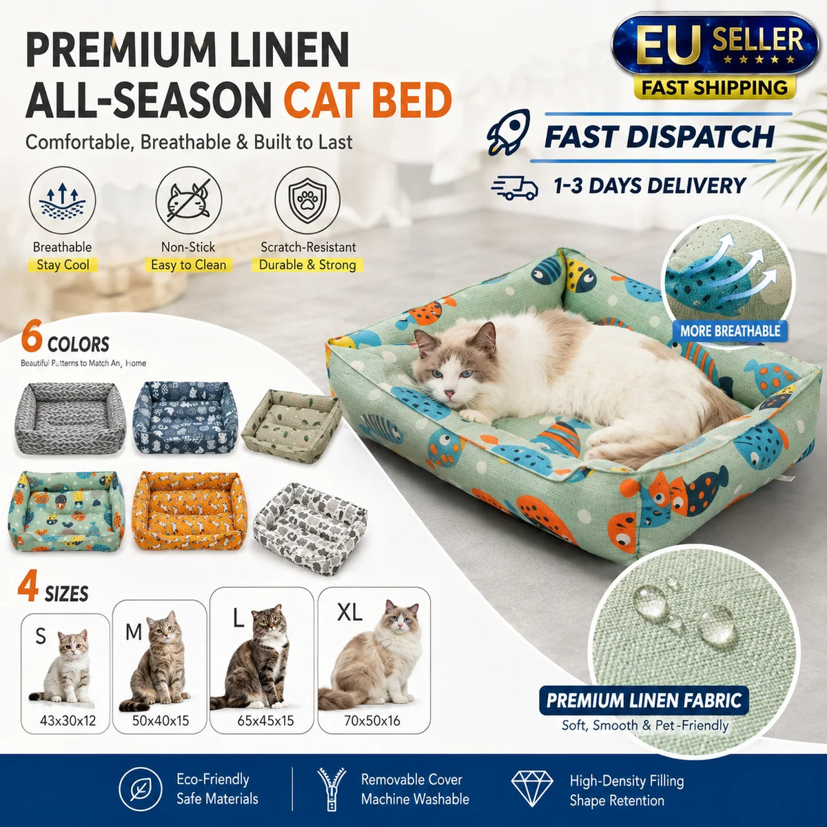 Pet Summer Mat Cute Dog Cooling Sofa Breathable Washable Four Seasons For Small Dog Bed Cushion Pet Cat Nest Mat Accessories