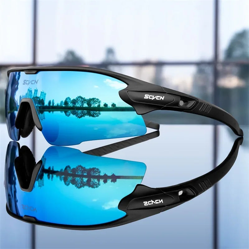 SCVCN UV400 Cycling glasses MTB Road Bike Riding Eyewear Outdoor Sport Sunglasses Running Driving Goggles Men Women camping golf CB DROPSHIPPING