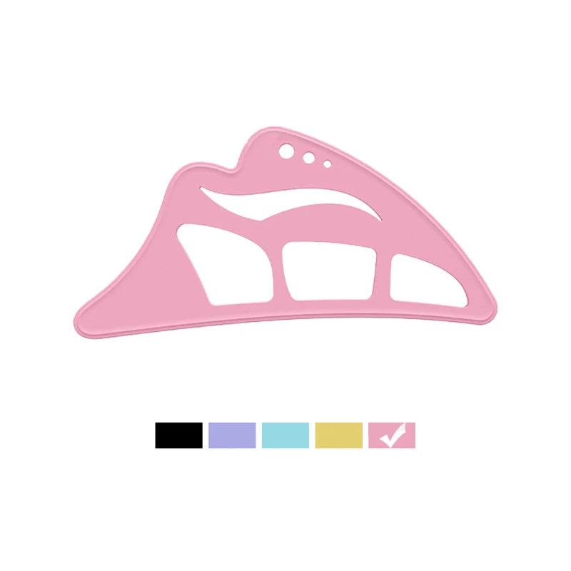5 in 1 Eyeshadow Stencil Silicone Eyeshadow Tool Reusable Eye Makeup Aid Stencils Eyeliner Template for Beginners Makeup Tool
