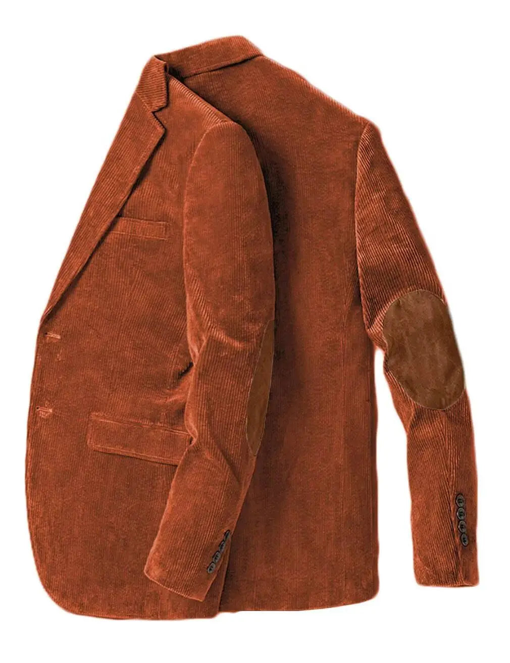 Men's Corduroy Blazer Single Breasted Men's Jacket with Elbow Patch Business Casual Jacket Suit Pants Spring Fall Sport Coats CB DROPSHIPPING
