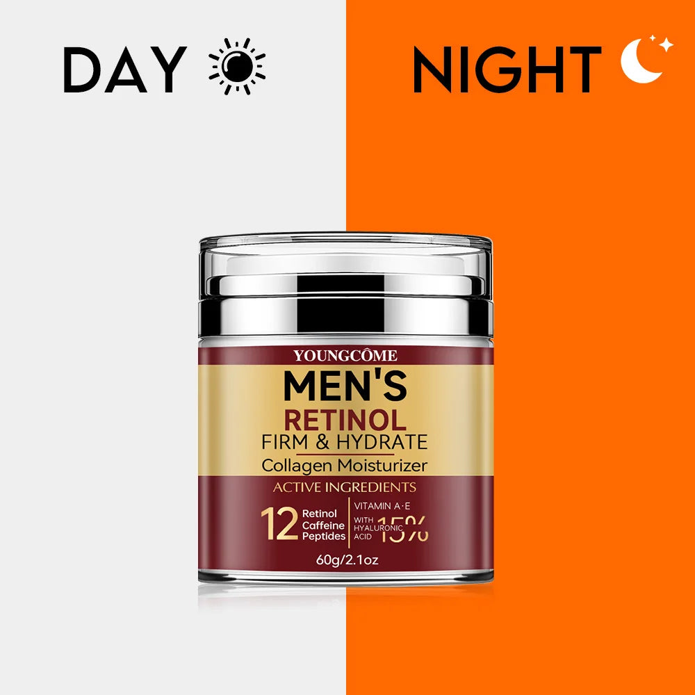 Men's Retinol Firming Face Cream Skincare Moisturizing Collagen Brightening Smooth Wrinkles Facial Face Men Skin Care Treatment CB DROPSHIPPING