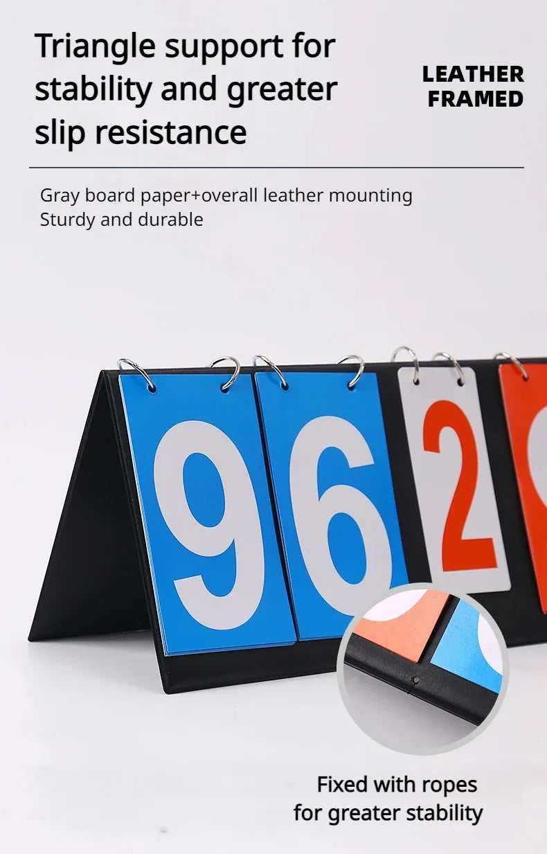 Sports scoreboard, basketball, football, 1pc Digital desktop scoreboard, team game flip scoreboard CB DROPSHIPPING
