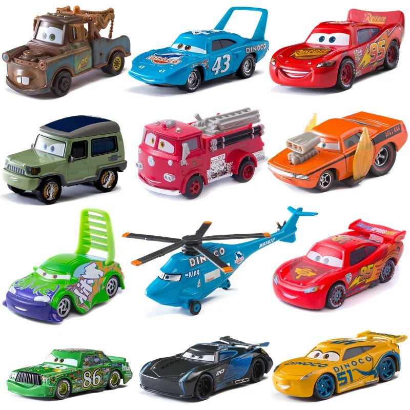 Cars Mcqueen Pixar Cars 3 Lightning Mcqueen Toys Mater Model Collection 1:55 Diecast Vehicles Alloy Car Toy For Children Gifts CB DROPSHIPPING