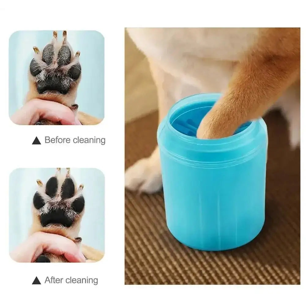 Pet Paw Cleaner Soft Silicone Foot Cleaning Brush Portable Pet Dogs Towel Foot Washer Cleaning Bucket Clean Brush Washing Cup CB DROPSHIPPING