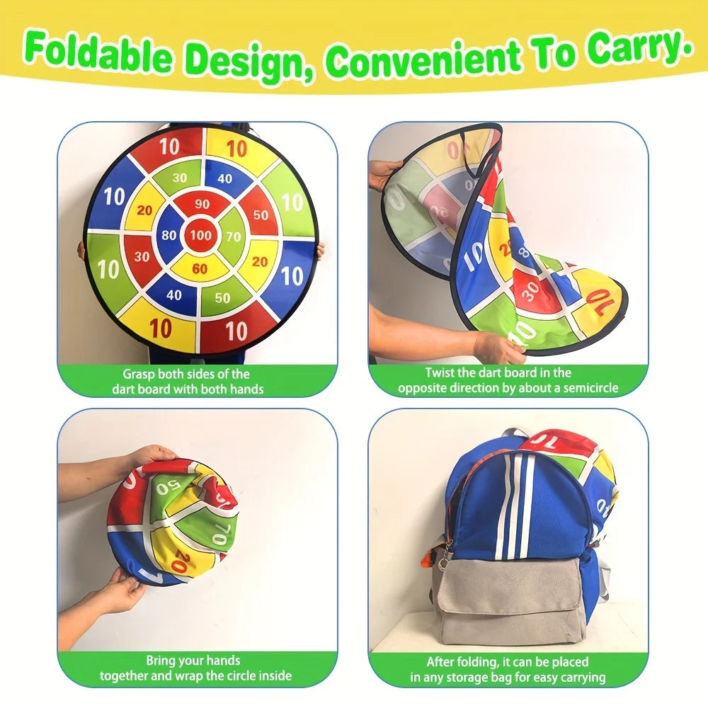 Montessori Throw Sport Slingshot Target Sticky Ball Dartboard Basketball Board Games Educational Children's Outdoor Game Toy CB DROPSHIPPING