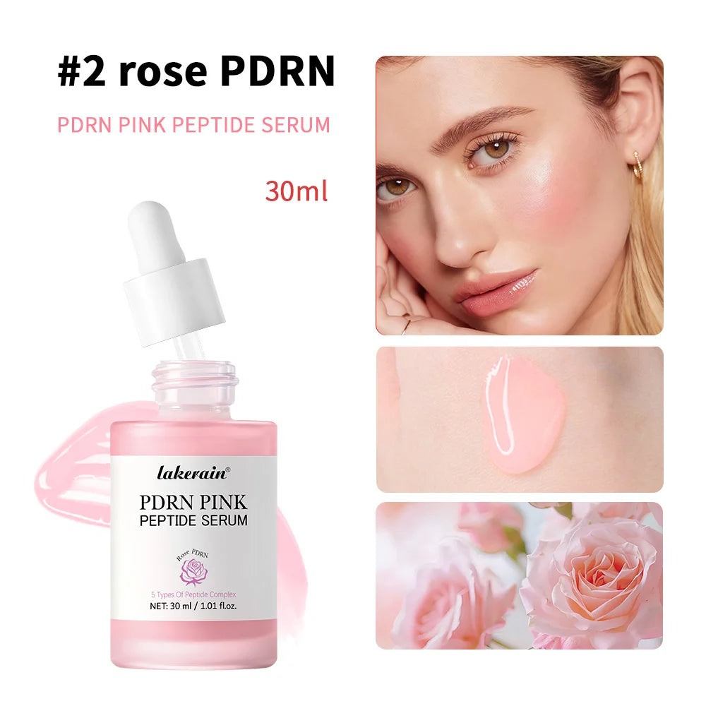 Salmon DNA PDRN Pink Peptide Serum Pink Glow Serum Remove Skin Darkness Hydrating Moisturizing Firming Korean Skincare CB DROPSHIPPING