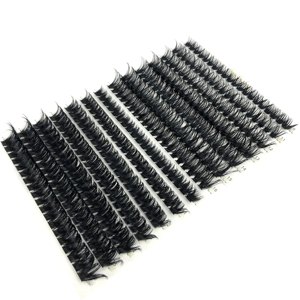 AMSDCN 100/280 clusters 30D 40D 60D 80D curly eyelashes naturally soft DIY makeup false eyelashes