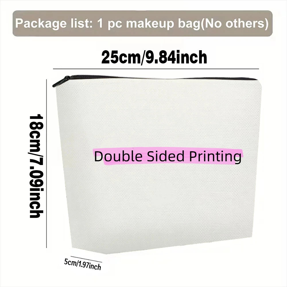 1pc Makeup Bag with A Cartoon Nurse Design Cosmetic Pouch Lightweight for International Nurses Day Storage Beauty Case
