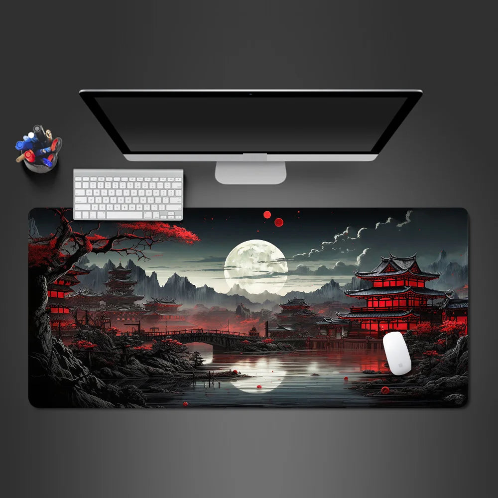 Mouse Pad Sakura Landscape Desk Accessories Mat Gamer Rug Xxl Keyboard Pad 1000X500x3MM Desk Mat Office Carpet Gaming Mouse Mats CB DROPSHIPPING
