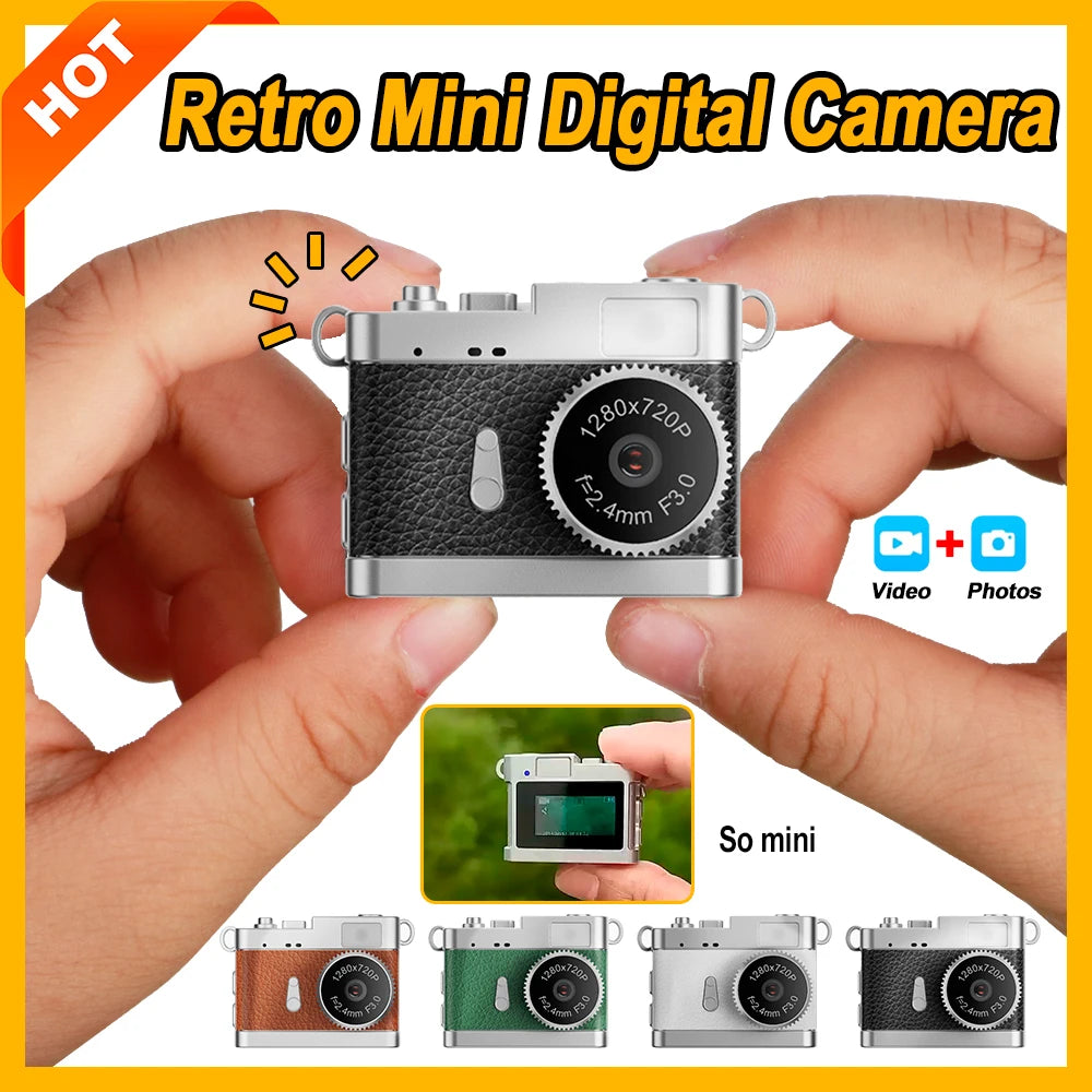 S142 Mini Camera With Screen Indoor Home Outdoor Sport Portable Vintage Very Small Camcorder Video Recorder Support TF Card CB DROPSHIPPING