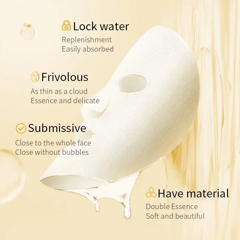 BIOAQUA Rice Raw Pulp Facial Masks Skincare Moisturizing Firming Hydrating Face Mask Sheets Mask Korean Skin Care