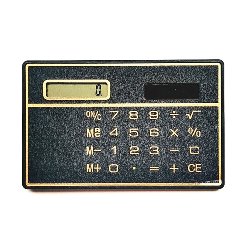 Solar Powered Calculator 8 Digit Mini Calculator Small Basic Standard Calculator CB DROPSHIPPING